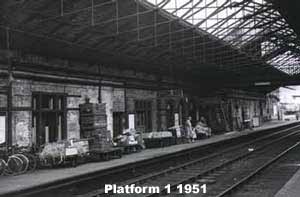 Platform 1 Bletchley. 1951