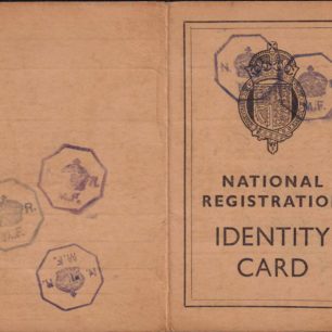 Edward Harrington's Identity Card, 1940