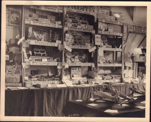 Photo of shop interior with model kits