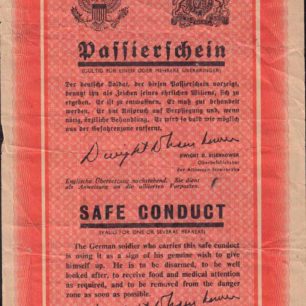 Safe Conduct Pass for German Soldier, 1945