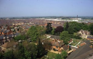 Aerial view of Wolverton looking north west