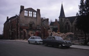 The Wolverton Science and Arts Institute, during demolition