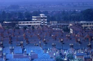 A view over the rooftops of Wolverton