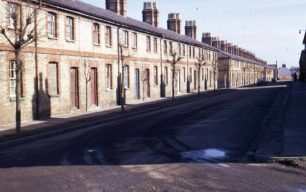 A street of terraced houses