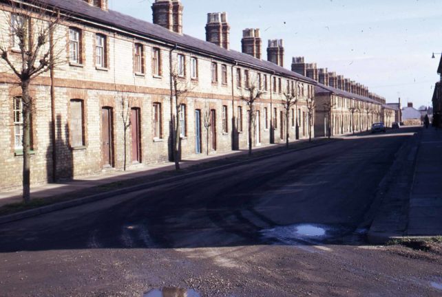 A street of terraced houses