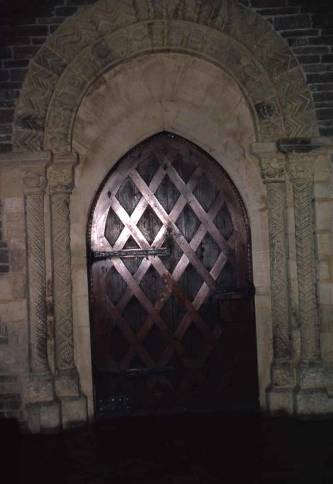 St James Church, door and arch
