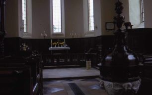 The church of St Mary Magdalene, interior.
