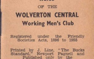 Rules of the Wolverton Central Working Mens Club