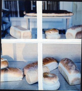 Bread in Cowley's Bakery shop