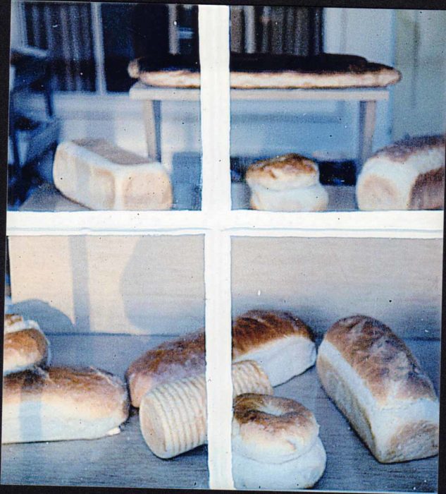 Bread in Cowley's Bakery shop