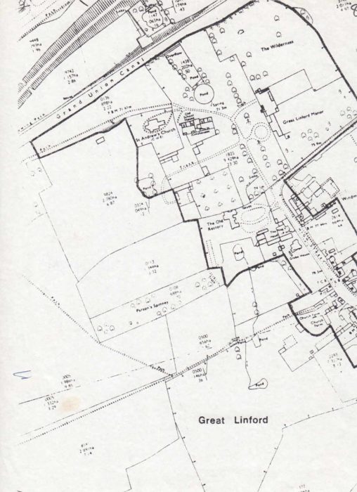 Map of Great Linford Conservation Area Living Archive