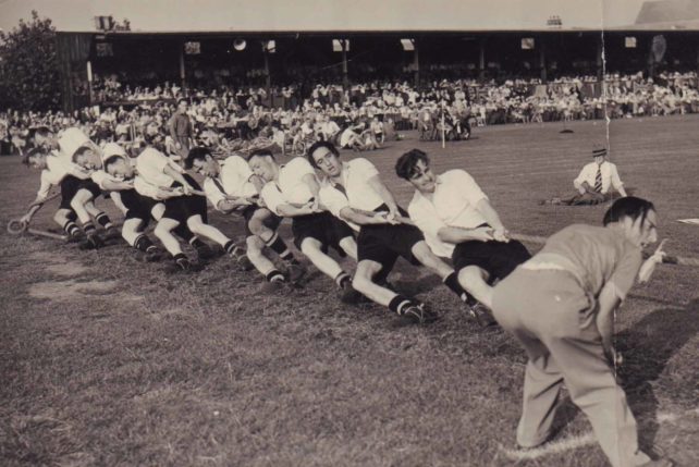 Wolverton Tug-of-War team
