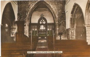 Interior of Parish Church, Broughton