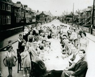 See Fred Bavey's film of a VE Day street party in Wolverton here