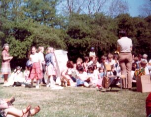 Country Dancing, Middle School, spectators  - 1980