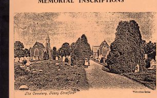 Memorial inscriptions in Fenny Stratford Cemetery