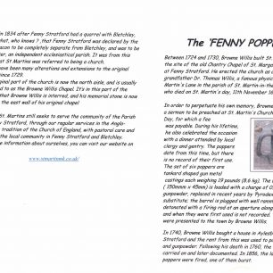 Fenny Poppers Leaflet