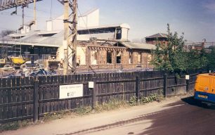 Bletchley Railway Station - demolition
