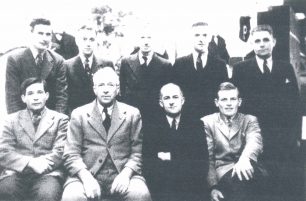 Group of nine men