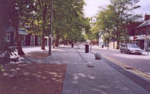 Three photos of Queensway as it was developed