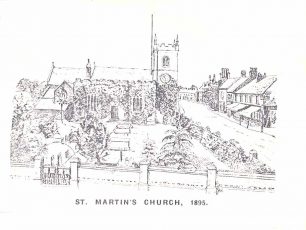 St. Martin's Church - pencil sketch