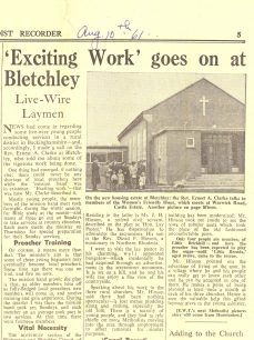 Exciting Work goes on at Bletchley