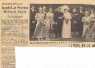 Married at Freeman Methodist Church