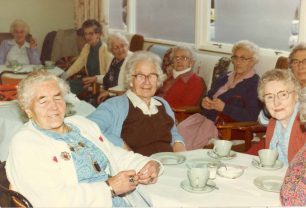 Older women in lounge