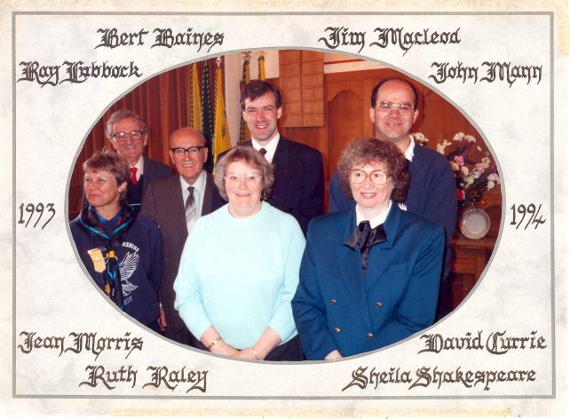Seven church members in 1993-94