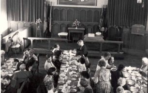 Pentecost Festival - meal in the church