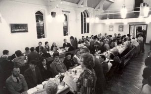 A meal in the church