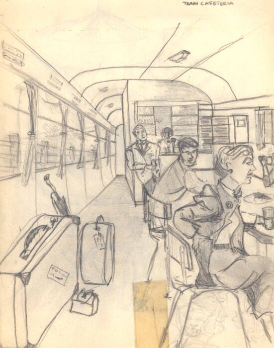 Bletchley Station cafe interior