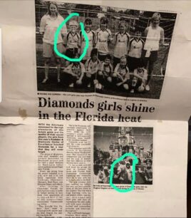 Rushden and Diamonds FC in the newspaper