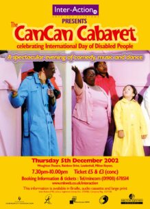 Poster for 2002 Can Can Cabaret