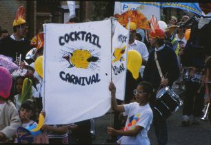 Parade with banners