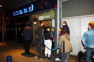 A queue at the door of Mood nightclub