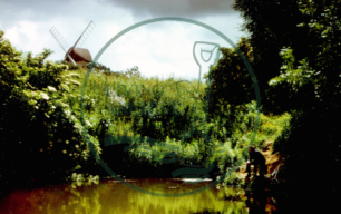 Fishing in the Grand Union Canal by Bradwell Mill