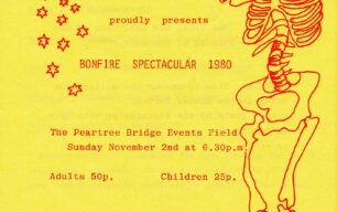 Bonfire Spectacular 1980 leaflet
