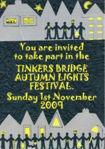 Tinkers Bridge Autumn Lights Festival leaflet