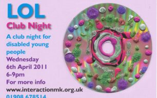 LOL club night leaflet