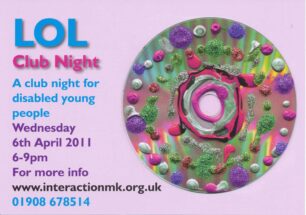 LOL club night leaflet