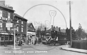 Wolverton Road tram depot, Stony Stratford 1920s
