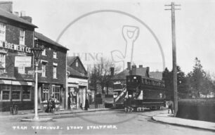 Wolverton Road tram depot, Stony Stratford 1920s