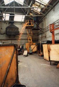 Dismantling equipment ready to move in the Welding Bay