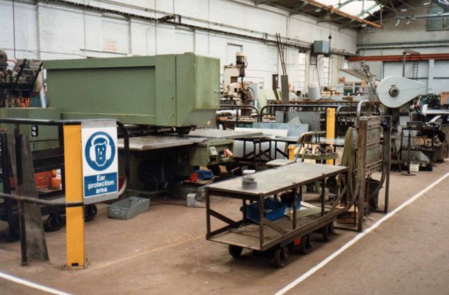 Trompf Power Press in Tin Shop