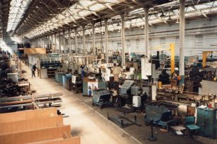 Top Shop with machines moved from Fitting Shop in place