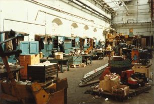 Packing up the Millwrights Shop ready to move