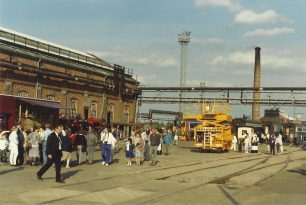 Visitors throng the Yard on Open Day