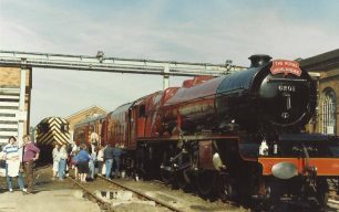 6201 Priness Elizabeth steam loco on Open Day