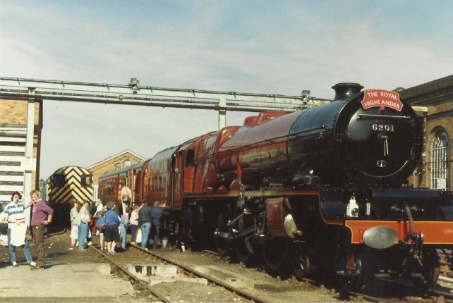 6201 Priness Elizabeth steam loco on Open Day